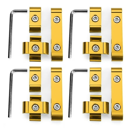 Engine Spark Plug Wires Separator Divider Clamp Kit For 8mm 9mm 10mm Gold